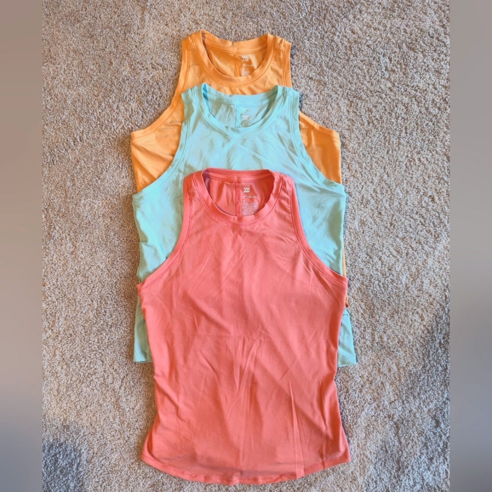 All in Motion Essential Tanks Lot of 3